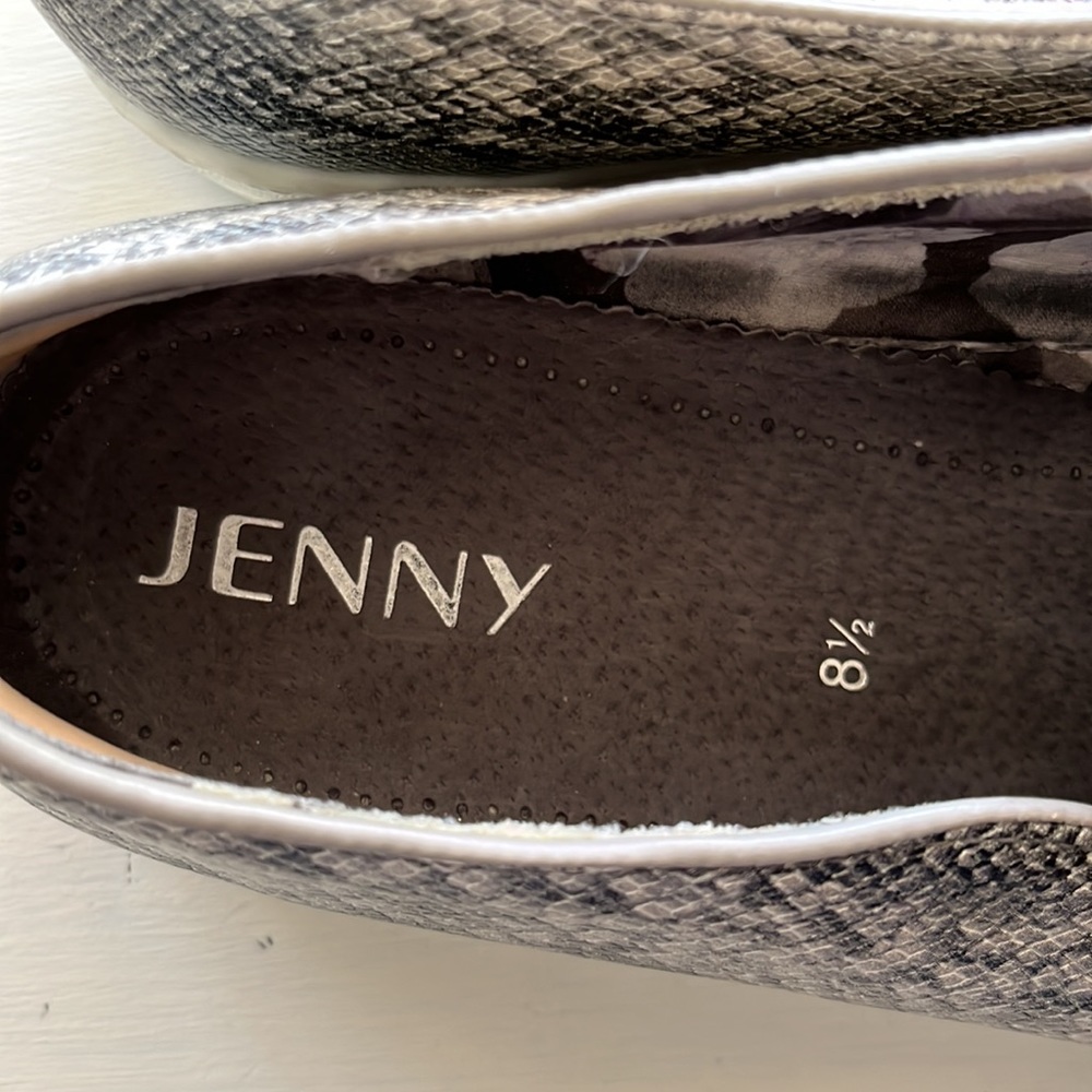 Jenny by Ara women’s snake grain flat shoes size 11 - Picture 3 of 7
